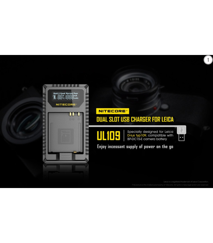 ΦΟΡΤΙΣΤΗΣ NITECORE UL109 για Leica