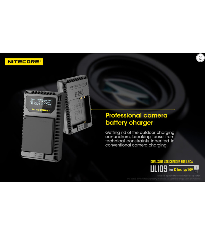 ΦΟΡΤΙΣΤΗΣ NITECORE UL109 για Leica