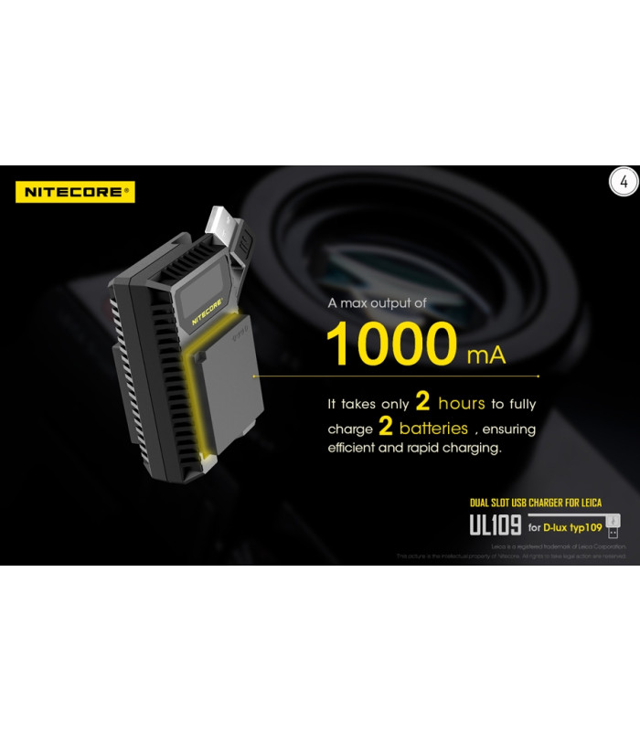 ΦΟΡΤΙΣΤΗΣ NITECORE UL109 για Leica