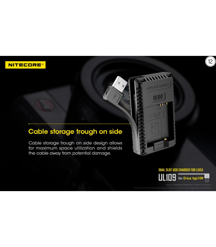 ΦΟΡΤΙΣΤΗΣ NITECORE UL109 για Leica