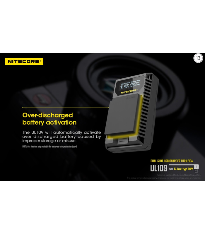 ΦΟΡΤΙΣΤΗΣ NITECORE UL109 για Leica