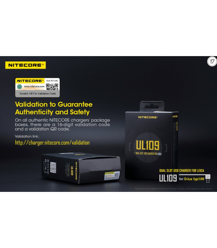 ΦΟΡΤΙΣΤΗΣ NITECORE UL109 για Leica