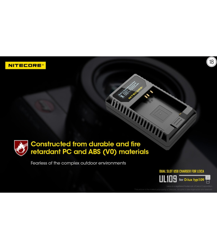 ΦΟΡΤΙΣΤΗΣ NITECORE UL109 για Leica