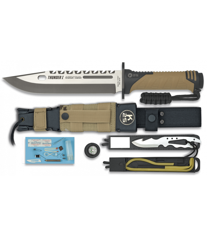 ΜΑΧΑΙΡΙ K25, Tactical Knife, THUNDER I - SERIE ENERGY, TAN