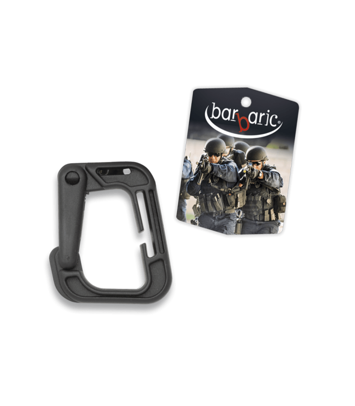 Κρίκος Carabiner Albainox συνθετικός Black