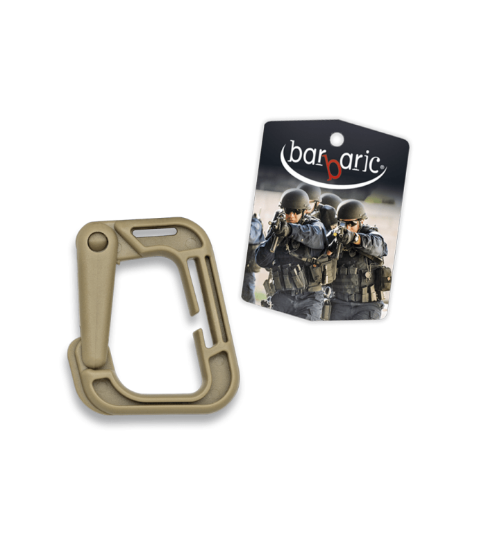 Κρίκος Carabiner Albainox συνθετικός Coyote