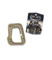 Κρίκος Carabiner Albainox συνθετικός Coyote