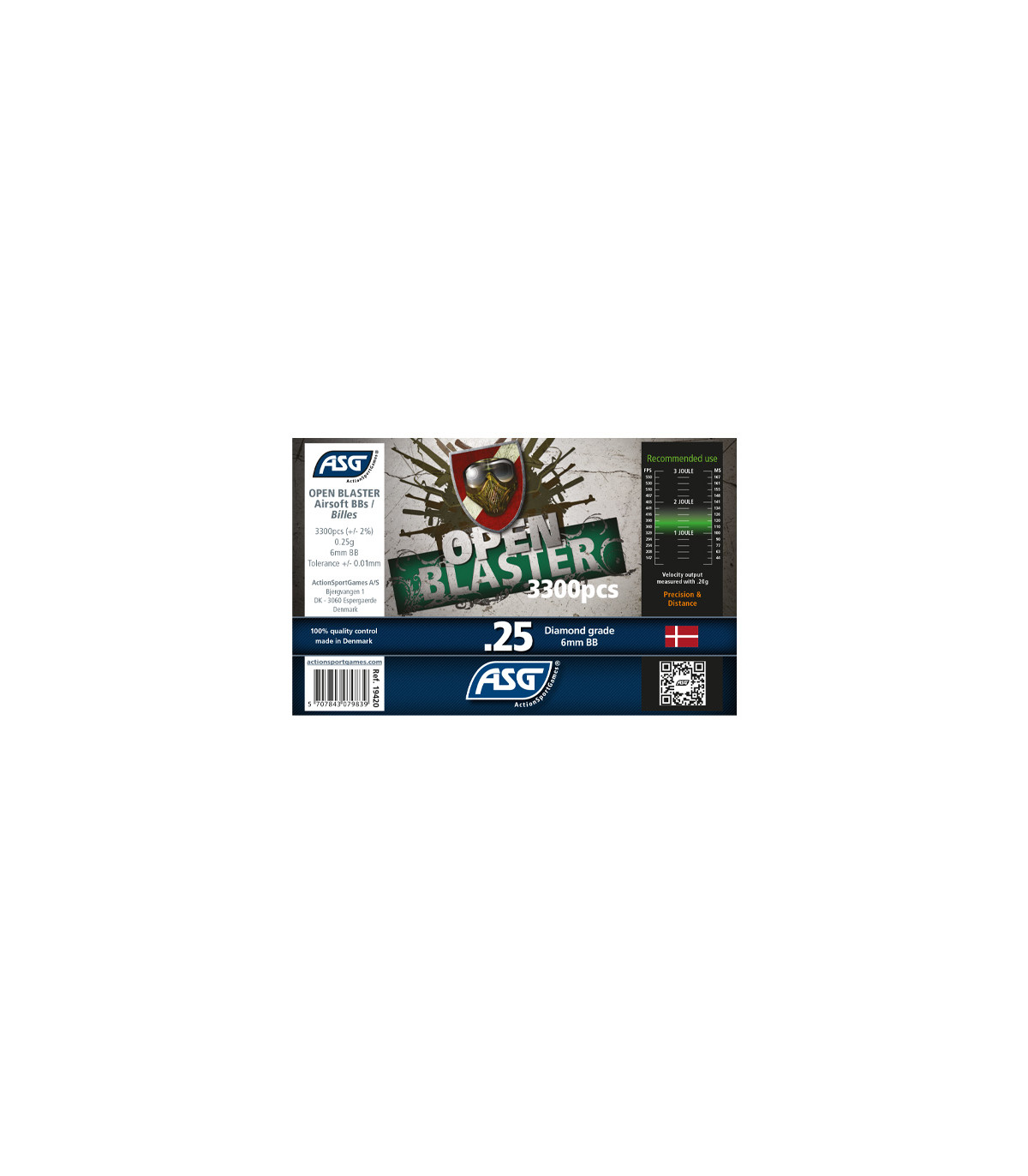 ΜΠΙΛΙΕΣ SOFT OPEN BLASTER 0.25g / 3300pcs