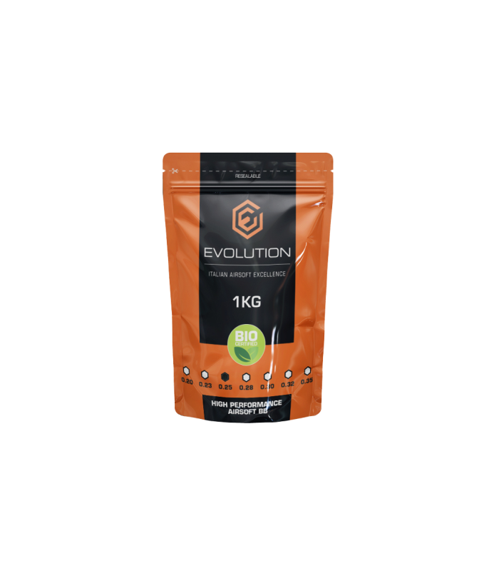ΜΠΙΛΙΕΣ SOFT EVOLUTION High Performance BB BIO 0.25g / 4000 pcs. bag (1kg)