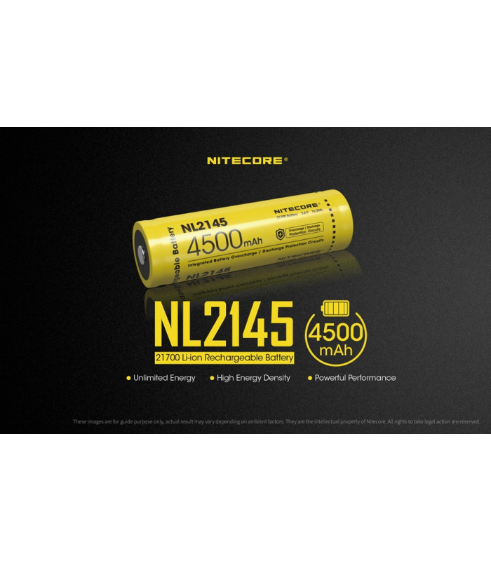 ΜΠΑΤΑΡΙΑ NITECORE 21700/ 4500mAh (τιμή τεμαχίου)