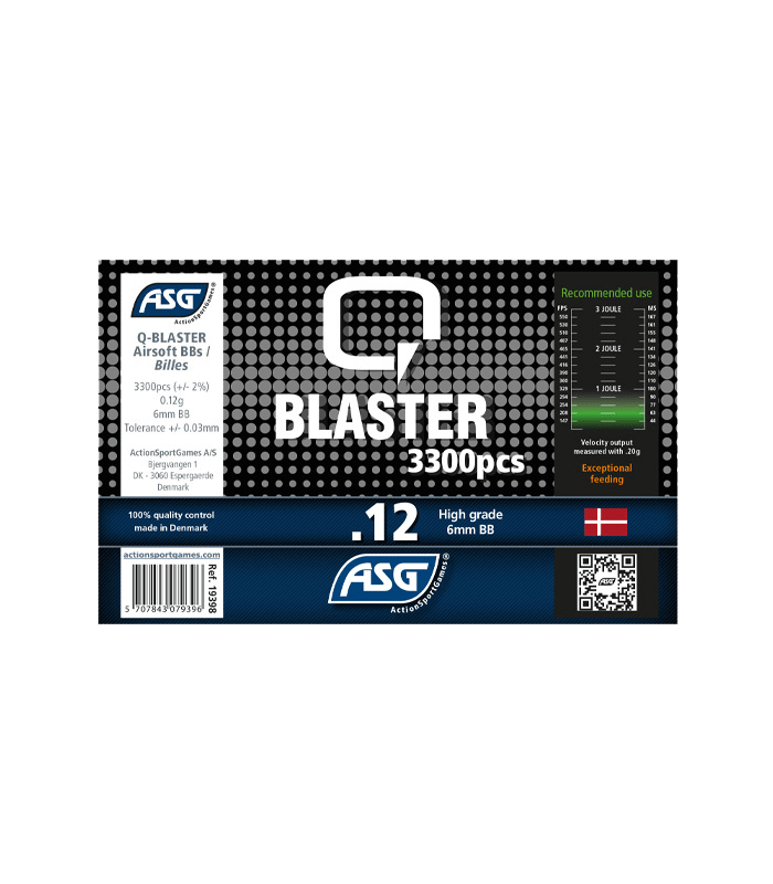 ΜΠΙΛΙΕΣ SOFT Q BLASTER 0.12g / 3300pcs