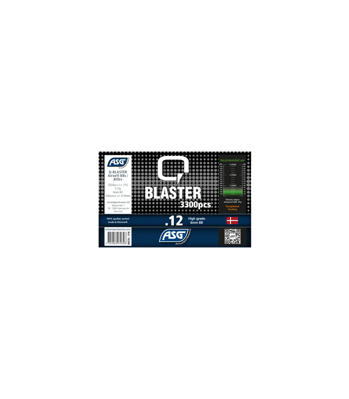 ΜΠΙΛΙΕΣ SOFT Q BLASTER 0.12g / 3300pcs