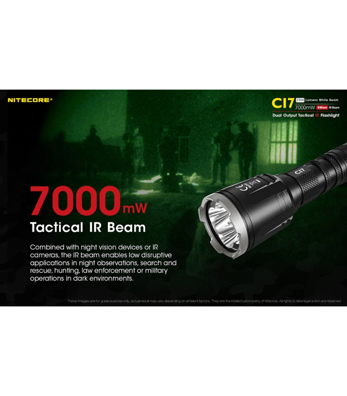 ΦΑΚΟΣ LED NITECORE CAMELEON Ci7