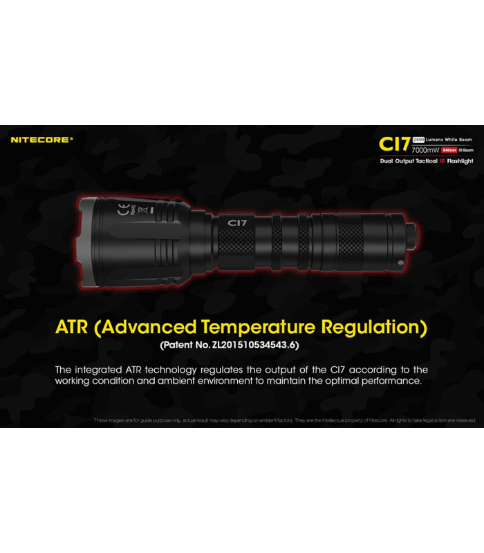 ΦΑΚΟΣ LED NITECORE CAMELEON Ci7