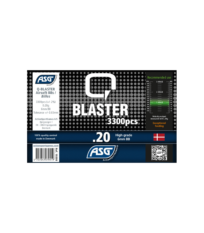 ΜΠΙΛΙΕΣ SOFT Q BLASTER, 0.20g, 3300pcs