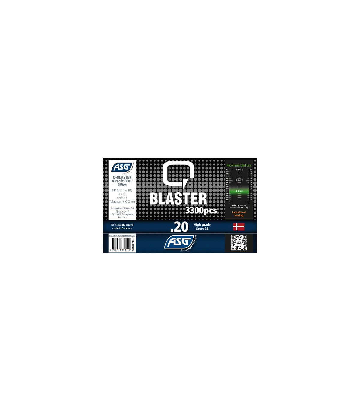 ΜΠΙΛΙΕΣ SOFT Q BLASTER, 0.20g, 3300pcs