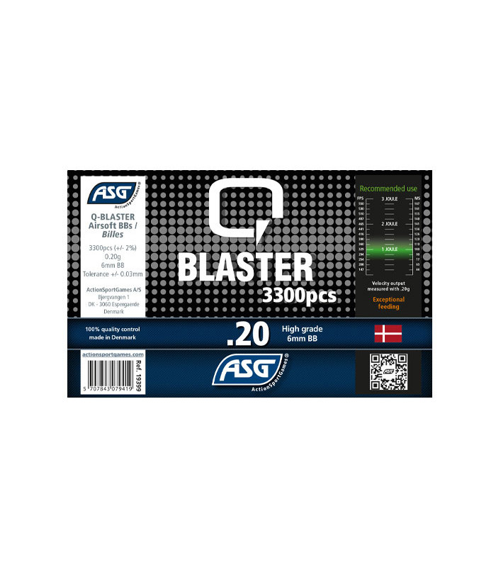 ΜΠΙΛΙΕΣ SOFT Q BLASTER, 0.20g, 3300pcs