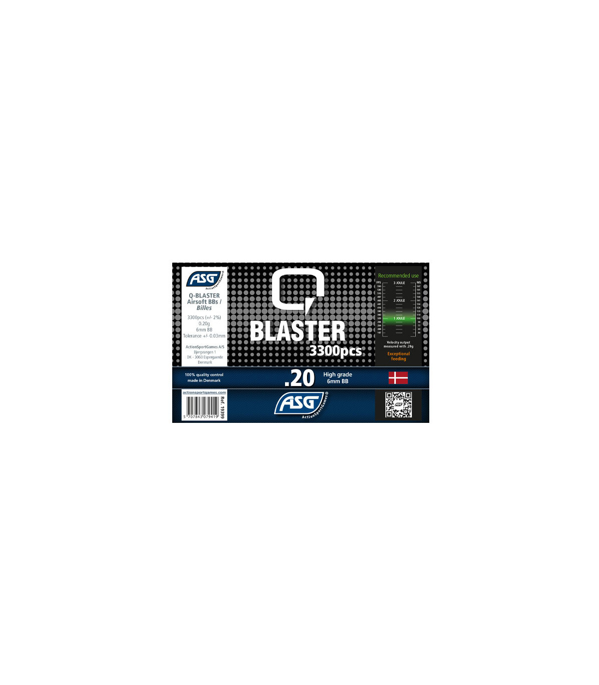ΜΠΙΛΙΕΣ SOFT Q BLASTER, 0.20g, 3300pcs