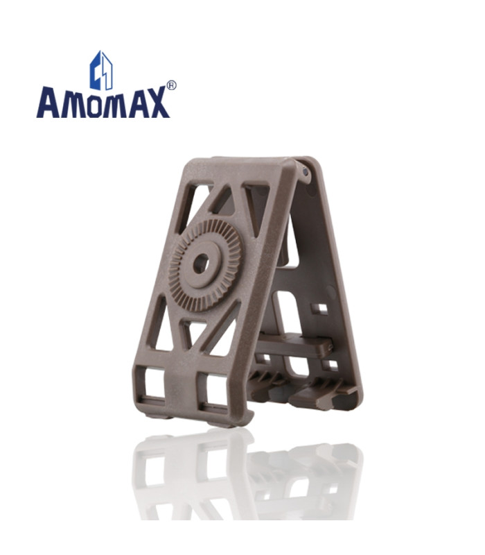 ΚΛΙΠ ΖΩΝΗΣ AMOMAX Molle & Belt clip, πλάτος 1"- 2"- FDE