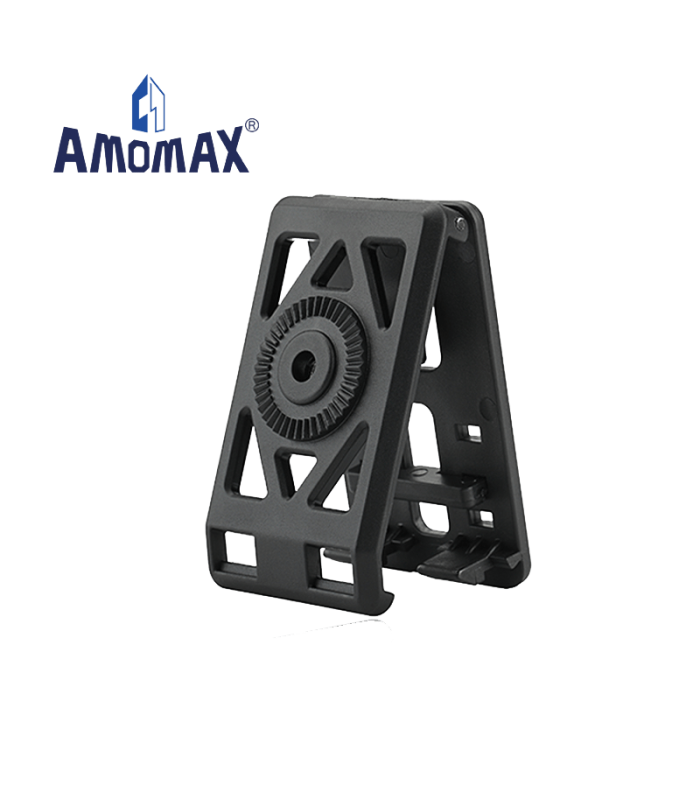 ΚΛΙΠ ΖΩΝΗΣ AMOMAX Molle & Belt clip, πλάτος 1"- 2"- Black