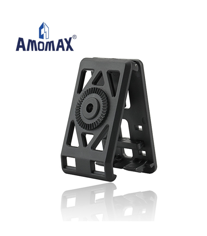 ΚΛΙΠ ΖΩΝΗΣ AMOMAX Molle & Belt clip, πλάτος 1"- 2"- Black