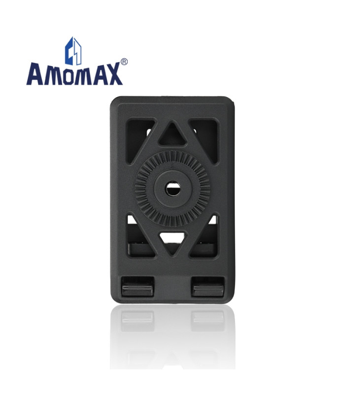 ΚΛΙΠ ΖΩΝΗΣ AMOMAX Molle & Belt clip, πλάτος 1"- 2"- Black