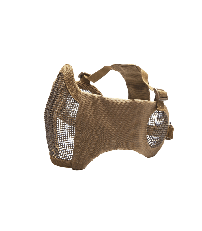 ΜΑΣΚΑ SOFT Mesh, Ear Protection, Metal, Lower Half, Tan
