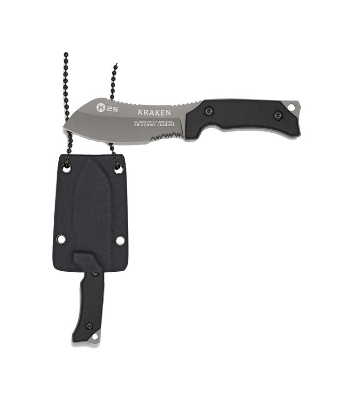 ΜΑΧΑΙΡΙ K25, TACTICO, KRAKEN, Titanium Coated, 32373