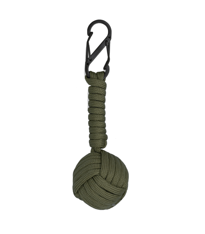 ΜΠΡΕΛΟΚ Albainox Double carabiner with paracord ball, Green
