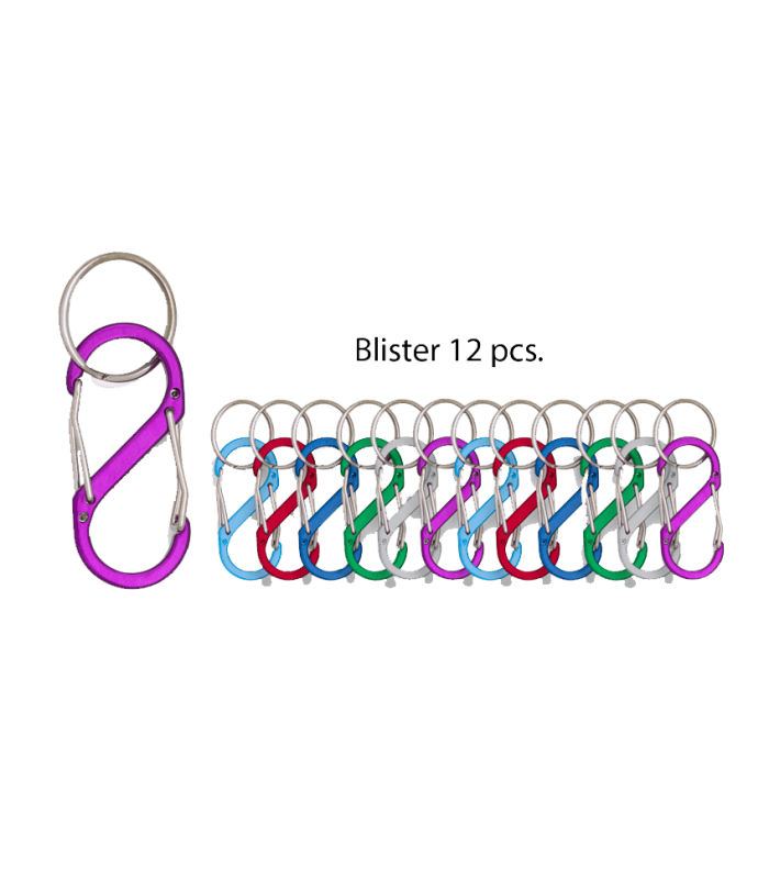 ΜΠΡΕΛΟΚ Albainox Carabiner key ring, 5cm