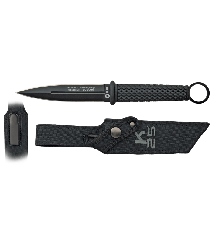 ΜΑΧΑΙΡΙ K25, TACTICO, Titanium Coated, 31892