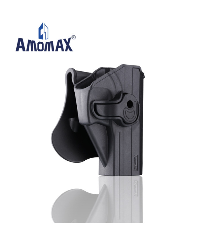 ΘΗΚΗ ΠΙΣΤΟΛΙΟΥ AMOMAX, USP Full size KWA/Umarex & USP Compact GTP9 - Black