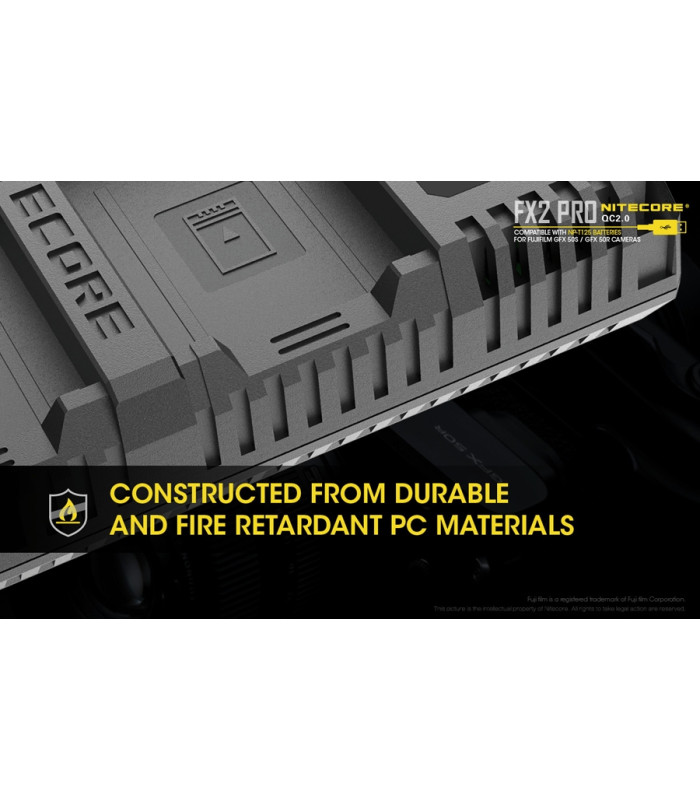 ΦΟΡΤΙΣΤΗΣ NITECORE FX2 για Fujifilm NP-T125