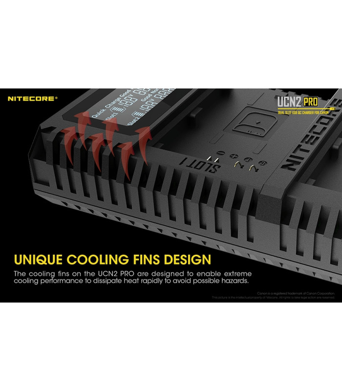 ΦΟΡΤΙΣΤΗΣ NITECORE UCN2 PRO για CANON LP-E6N