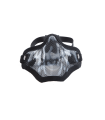 ΜΑΣΚΑ AIRSOFT Μεταλλική, μισή, Black, skull