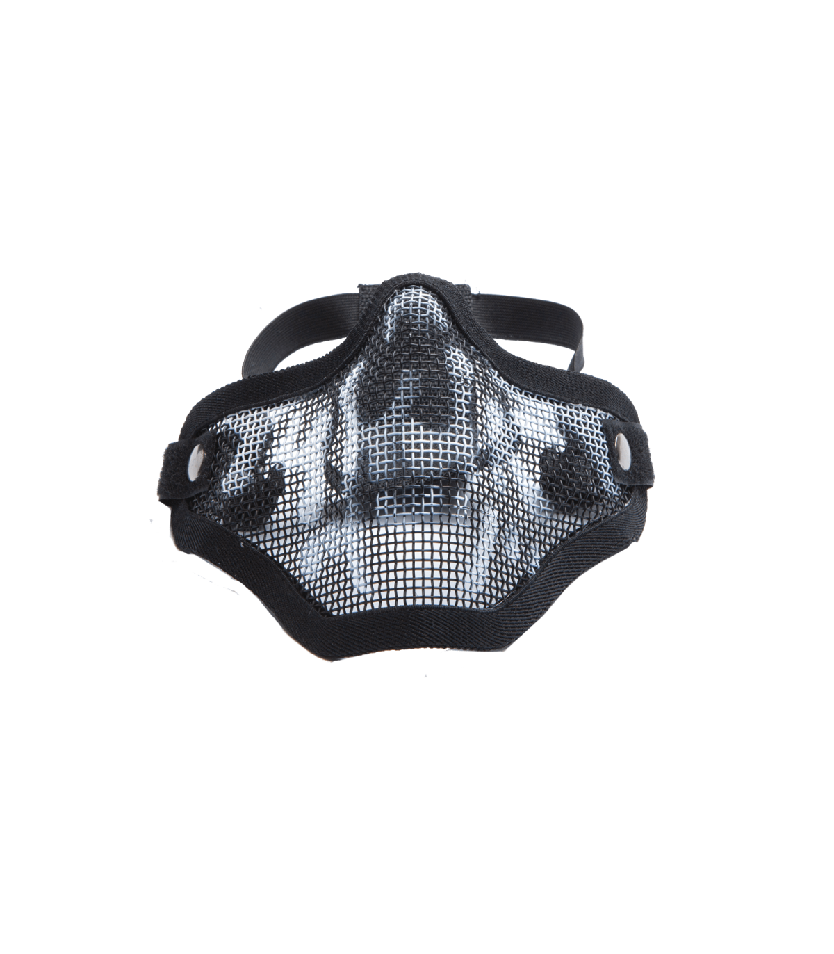 ΜΑΣΚΑ AIRSOFT Μεταλλική, μισή, Black, skull