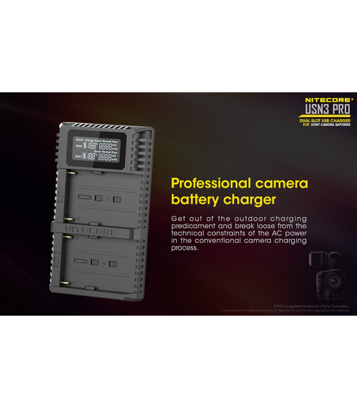 ΦΟΡΤΙΣΤΗΣ NITECORE USN3 Pro για SONY