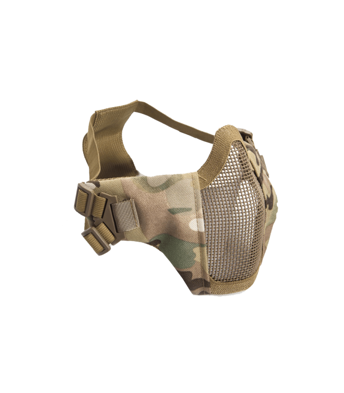 ΜΑΣΚΑ SOFT, Mesh Mask,ckeek pad, metal, lower half, Multicam