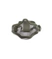 ΜΑΣΚΑ AIRSOFT Μεταλλική, μισή, Πράσινη OD green
