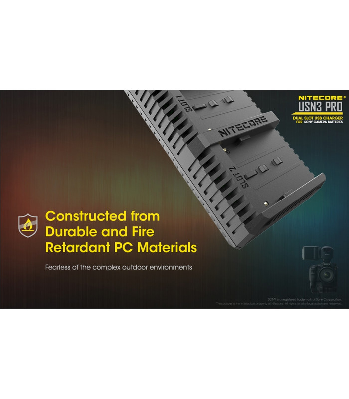 ΦΟΡΤΙΣΤΗΣ NITECORE USN3 Pro για SONY