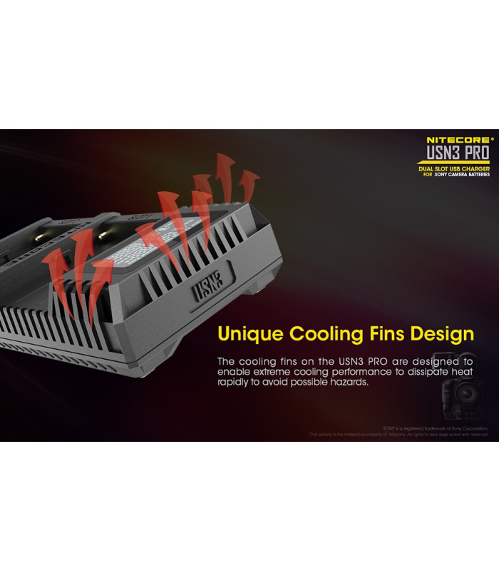 ΦΟΡΤΙΣΤΗΣ NITECORE USN3 Pro για SONY