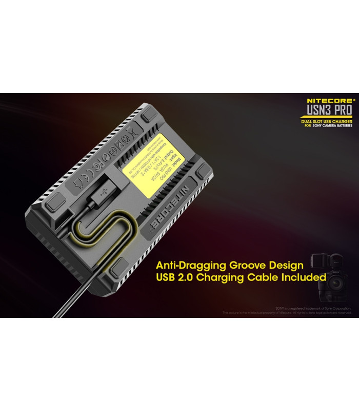 ΦΟΡΤΙΣΤΗΣ NITECORE USN3 Pro για SONY