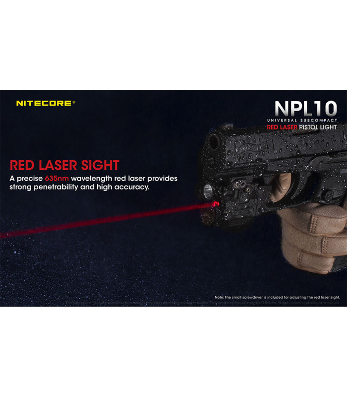 ΦΑΚΟΣ LED NITECORE NPL10, Set με μπαταρία CR2