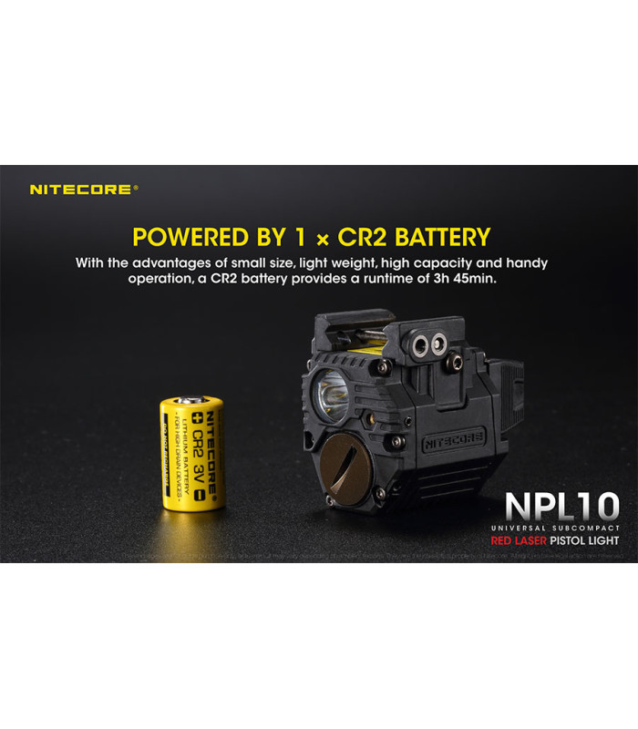 ΦΑΚΟΣ LED NITECORE NPL10, Set με μπαταρία CR2