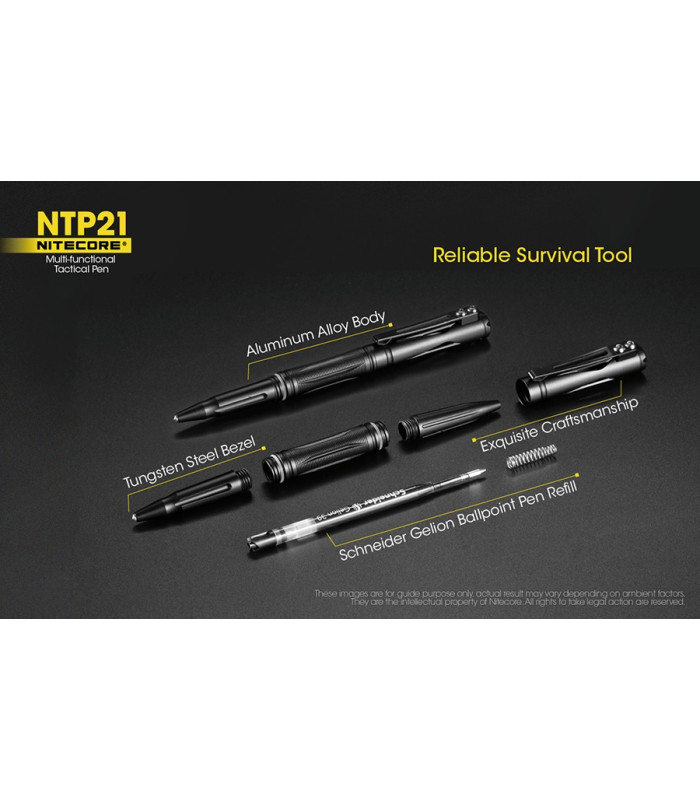 Tactical Pen NITECORE NTP21, Multifanctional