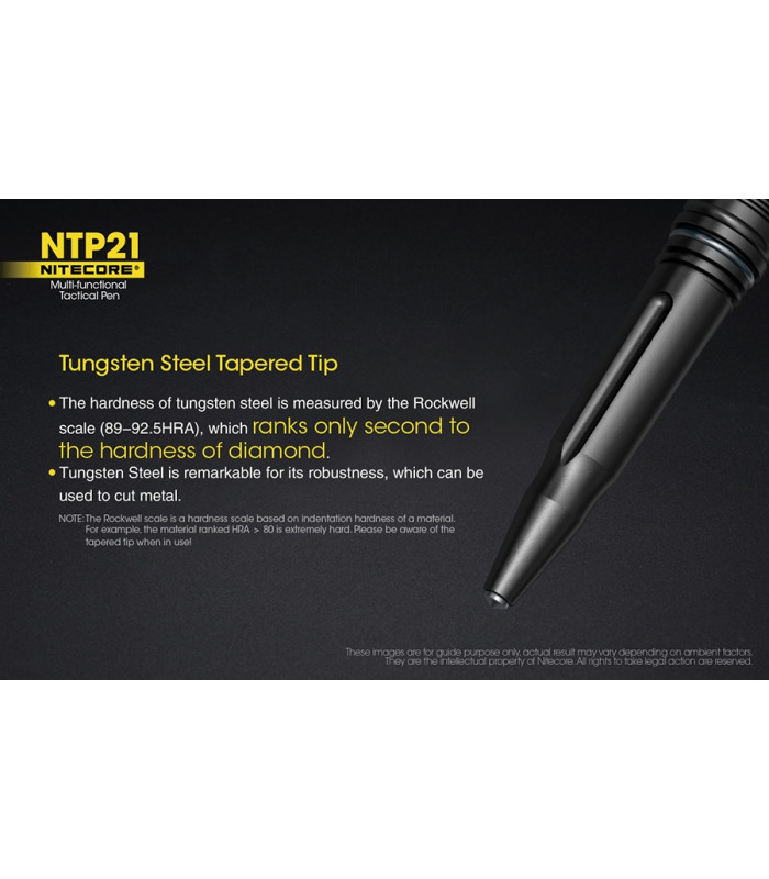 Tactical Pen NITECORE NTP21, Multifanctional