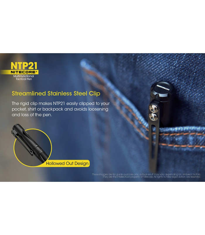 Tactical Pen NITECORE NTP21, Multifanctional