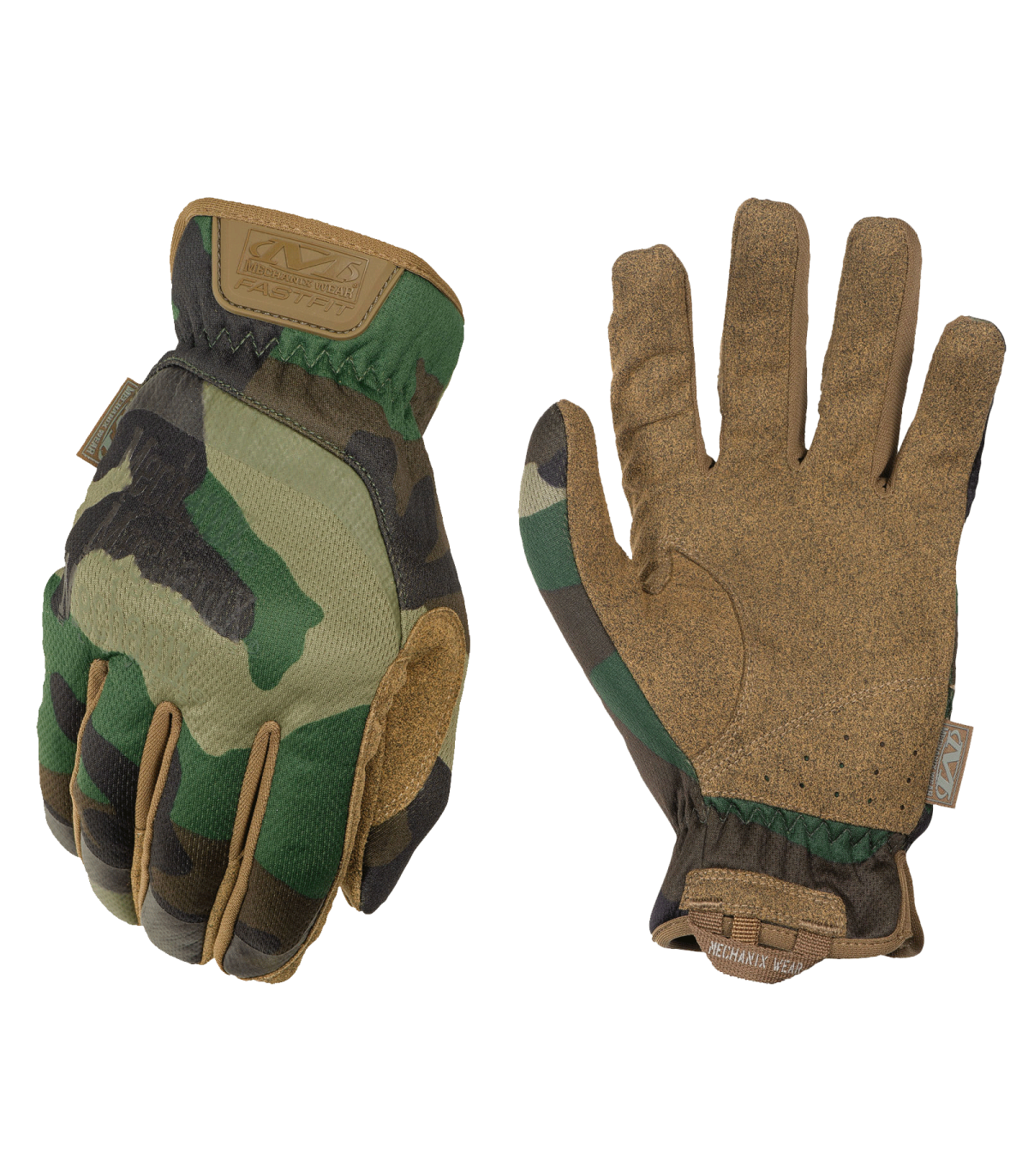 ΓΑΝΤΙΑ MECHANIX, Fastfit, Woodland Camo, LG