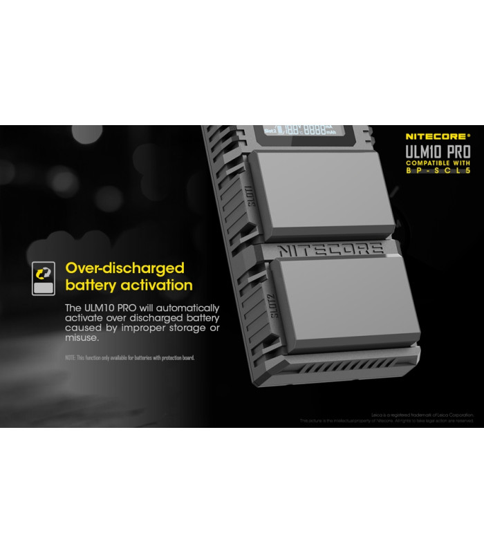 ΦΟΡΤΙΣΤΗΣ NITECORE ULM10 Pro για Leica