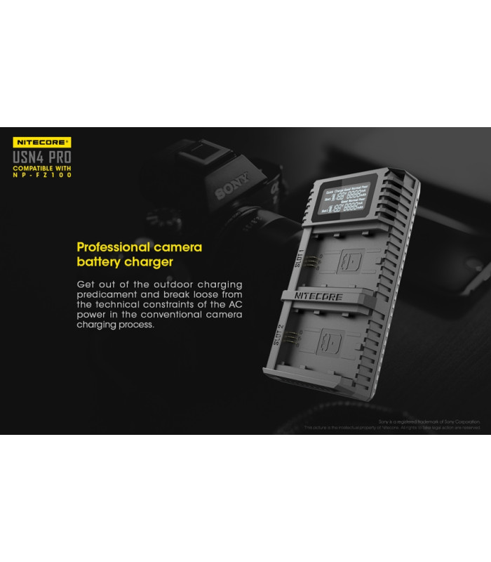 ΦΟΡΤΙΣΤΗΣ NITECORE USN4 Pro για SONY